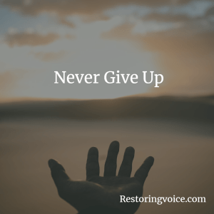 Never Give Up